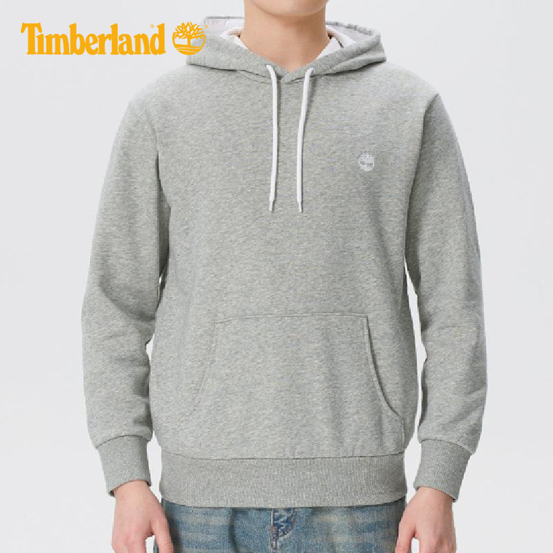 Timberland添柏岚男士户外加绒保暖休闲运动连帽卫衣套头衫A5XV9