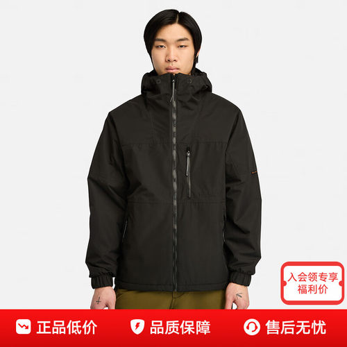 Timberland添柏岚男士26新款户外防水保暖宽松棉服冲锋衣A5M5E