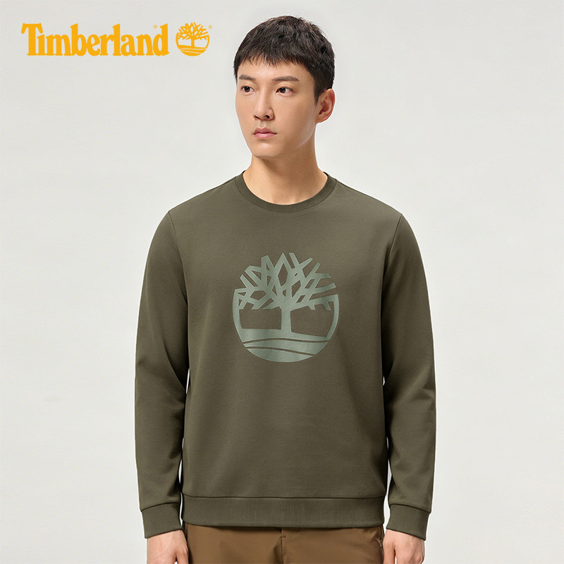 Timberland添柏岚男士户外毛圈里休闲运动长袖卫衣套头衫A6AZR