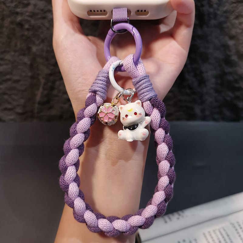 绣球小猫防丢手机挂绳