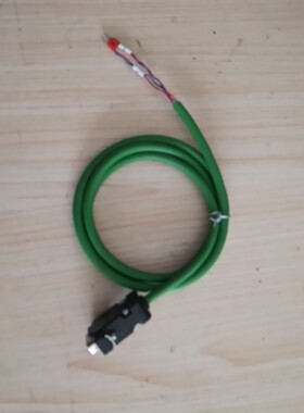 汇川it5000/6000触摸屏RS485通讯线DB9公头2芯带线COM串口1-2+