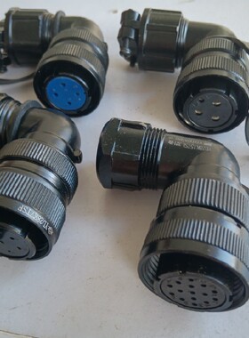 广数华大迈信伺服电机航空插头YD28-4芯7芯15芯18YD28K4TSF/15TSF