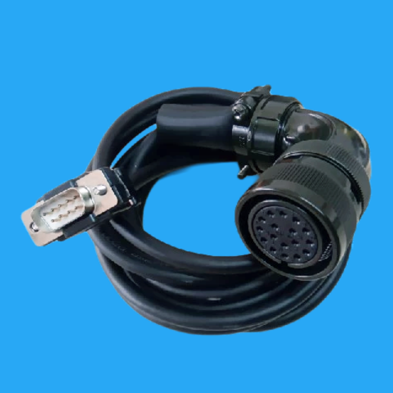 汇川IS600P伺服驱动器编码器线U1电机2500线P01大功率P00小功率