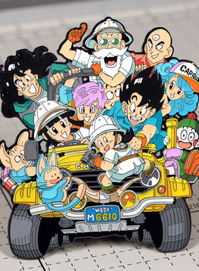 潮设会原创 大合集七龙珠孙悟空胸针布尔玛别针好色仙卡通ins徽章