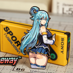 2BRO  阿克娅胸针 阿库娅珐琅徽章 水之女神动漫周边饰品 冰箱贴