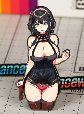 2BRO 约尔福杰胸针 间谍过家家动漫周边冰箱贴 荆棘公主徽章饰品