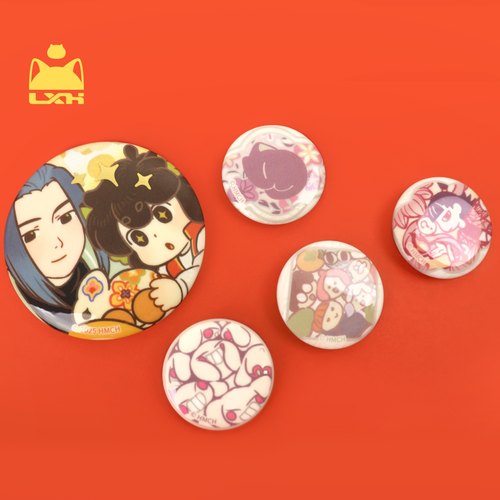 罗小黑元宵徽章套组蛇年纪念徽章