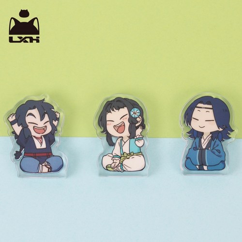 罗小黑蓝溪镇亚克力小粒牌小摆件