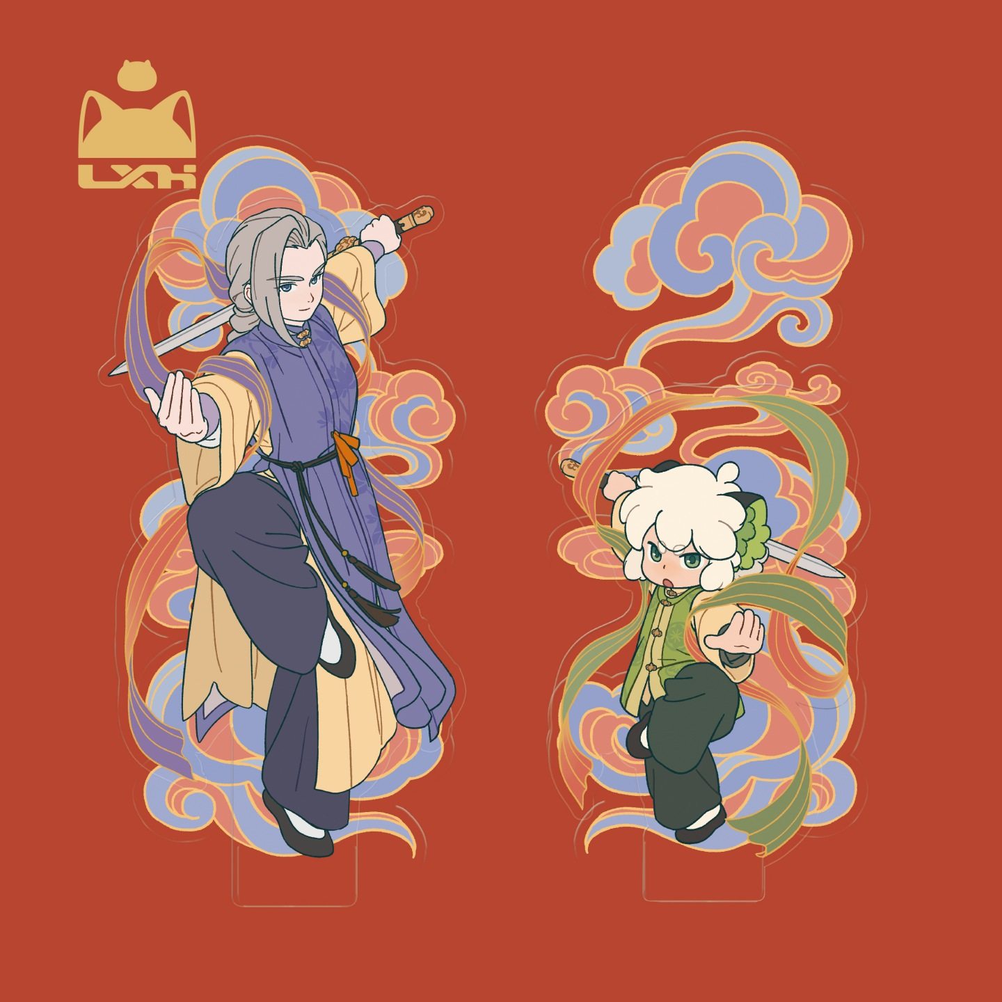 罗小黑战记2026年年岁岁门神立牌鹿野甲乙 新年好！！哦嘟嘟嘟~,模玩/动漫/周边/娃圈三坑/桌游,动漫徽章/立牌,淘宝优惠券,粉丝福利购,淘宝优惠卷