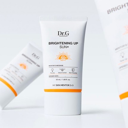 韩国DR.G蒂迩肌柔润修护防晒霜焕亮清透SPF50+防紫外线清爽防晒