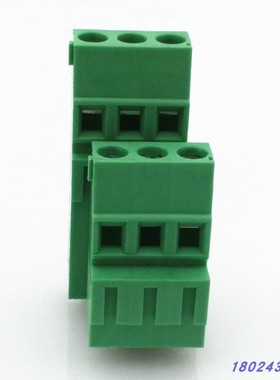 环保铜螺钉式绿色连接器接线端子DG500AA-5.00新款双层E2K500A