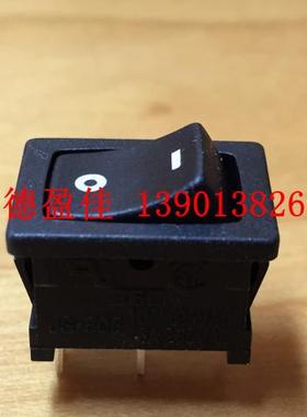 台湾原装正品【JEC 捷笙】船型开关2脚 黑色翘班开关JS-606