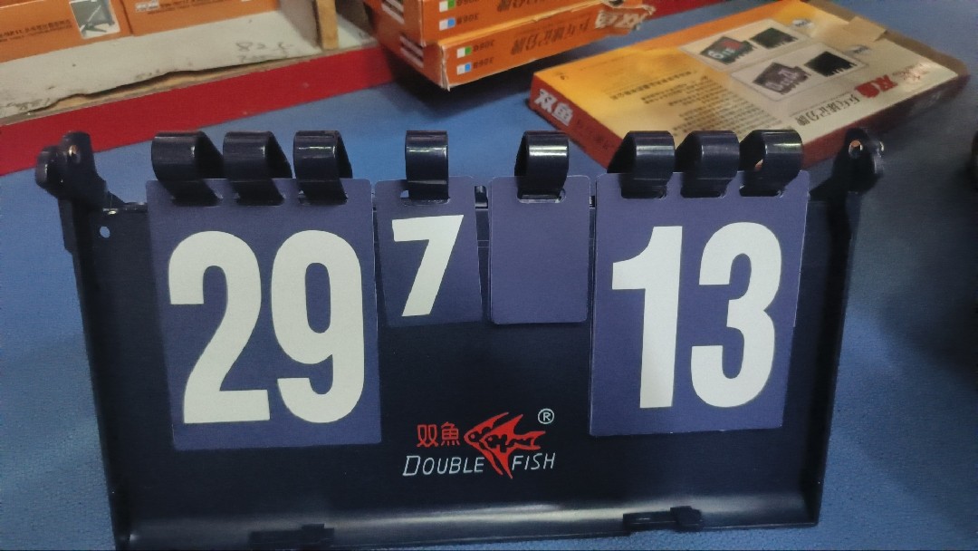 双鱼记分牌 乒乓球记分牌106