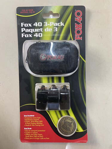 正品FOX40 狐狸裁判专用包 套装口哨 挑边器 90db 115db 120分贝