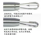 双林1001木柄钢丝弹簧拉力器扩胸锻炼胸肌背肌家用办公室健身器材