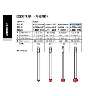 原装正品英国Renishaw雷尼绍测针A-5003-0470三座标测针探针测头