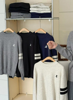 G家2025新款秋冬男女童圆领毛衣中大童韩版休闲百搭针织衫52838