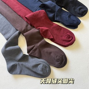 袜微肌感贴肤显瘦黑色打底裤 早秋薄款 无缝机一体超细羊毛高腰裤