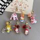 可爱卡通kt猫兔子挂件包包配饰拉链头扣头挂件零钱包精致小挂坠