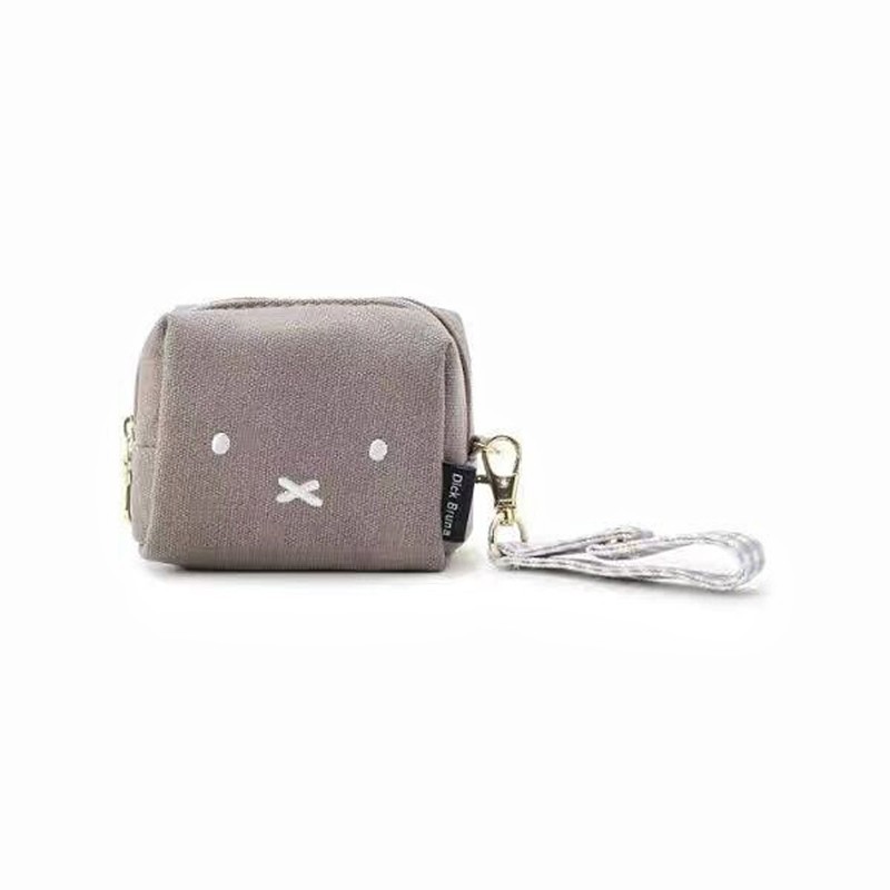 miffy小熊帆布刺绣迷你卡通手挽包口红零钱包小物件卫生巾收纳包