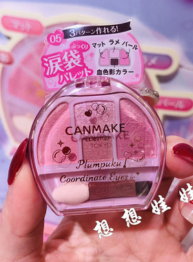现货日本CANMAKE井田四色眼影盘修饰眼部轮廓泪袋高光卧蚕盘05号
