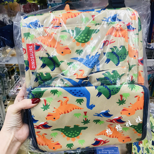现货日本skater恐龙汉堡儿童双肩背包书包保温袋保冷野餐包便当包