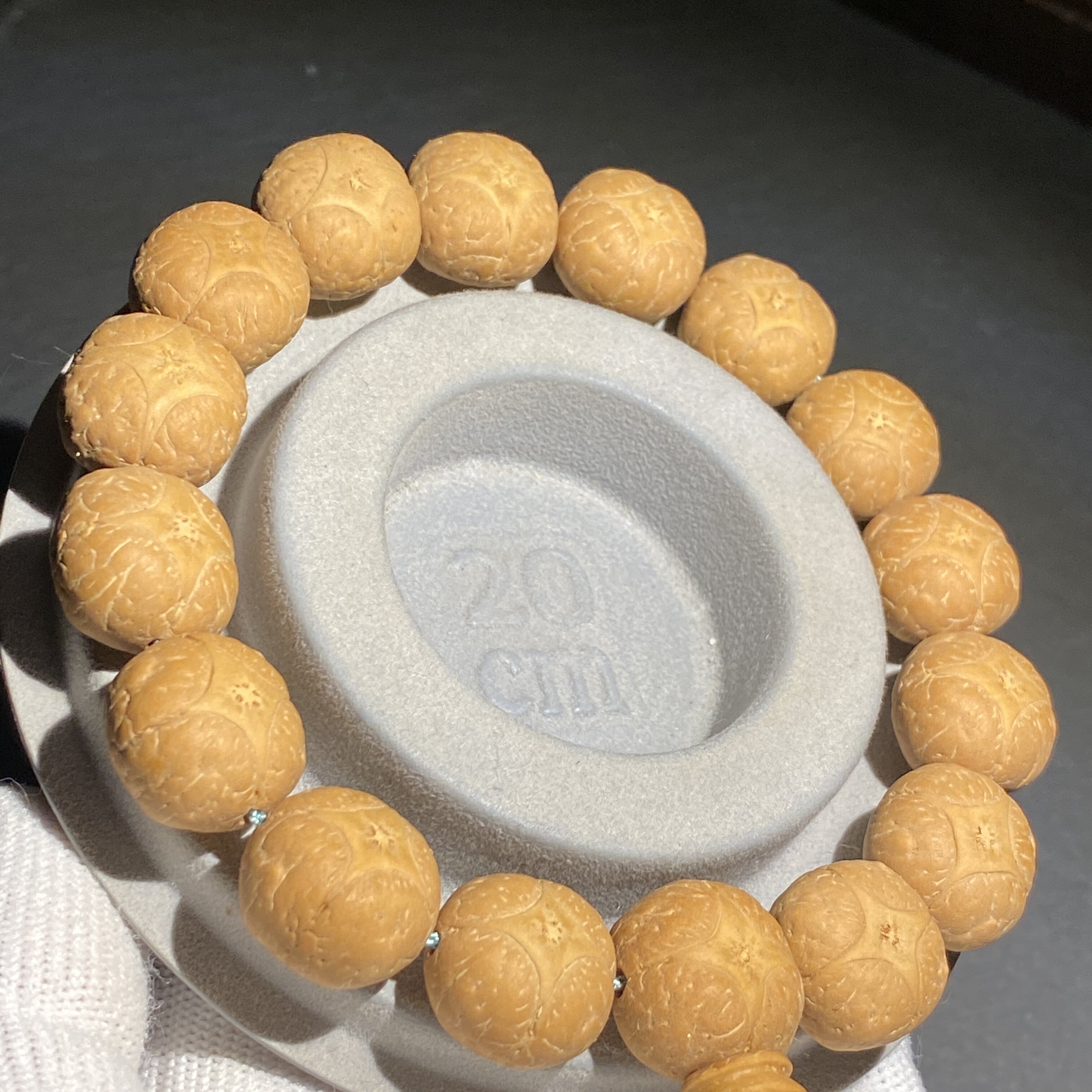 尼泊尔四星菩提龙眼手串凤眼黄皮菩提子原籽送礼佛珠文玩手串