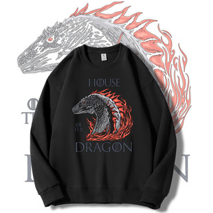 龙之家族卫衣美剧周边house of dragon塔格利安家族外套秋季衣服