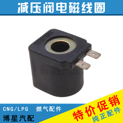 汽车油改气CNG天然气LPG液化气燃气减压器阀蒸发器电磁阀线圈开关