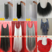 包邮 戏曲京剧鬓口成人儿童长胡子豫剧越剧仿真假胡须舞台演出胡子