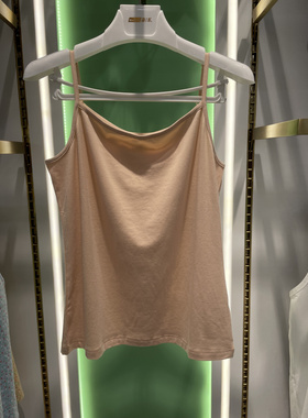 新一系XK68931新1系女生打底莫代尔棉可调节吊带背心百搭纯色夏季