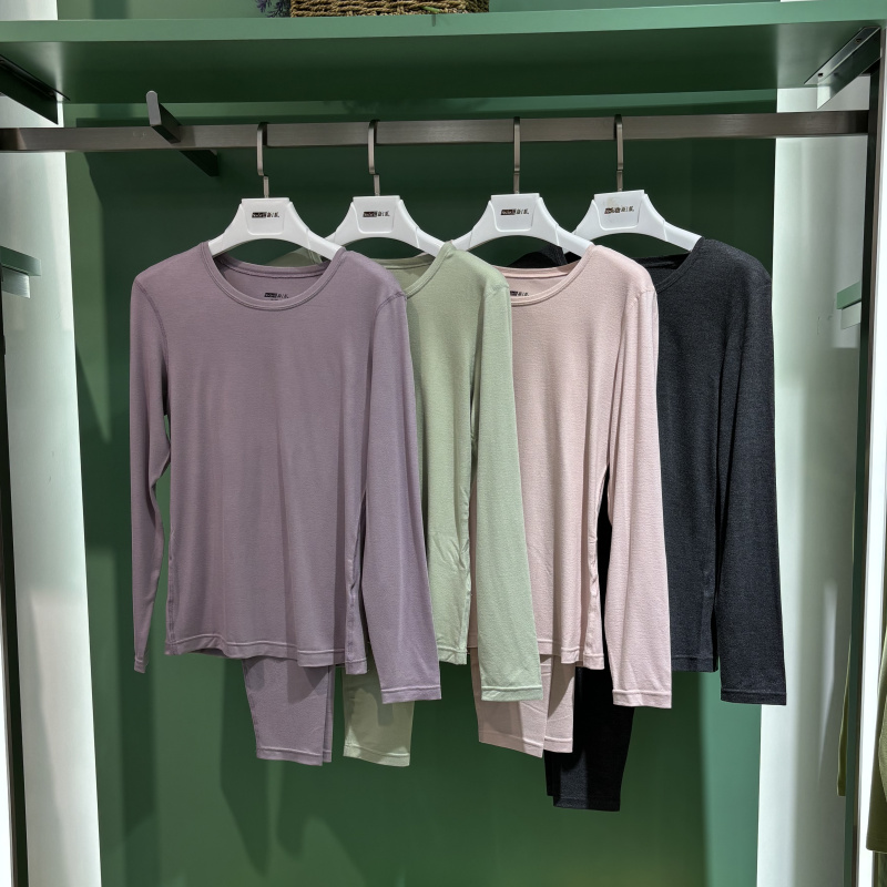 新一系参元气情侣磨毛内衣套装