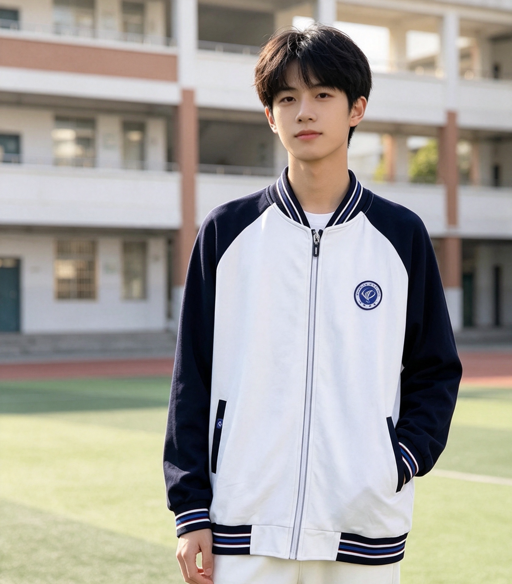 东莞市常平镇常平中学高中部高一新生新版学生校服纯棉Polo衫