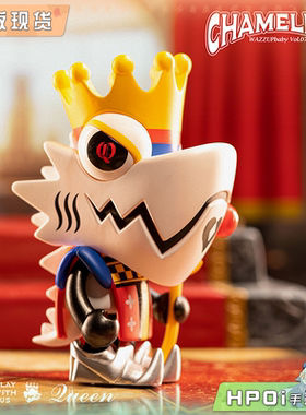 【Hpoi现货】WAZZUP 变色龙7代 扑克王国 盲盒潮玩公仔萌手办摆件
