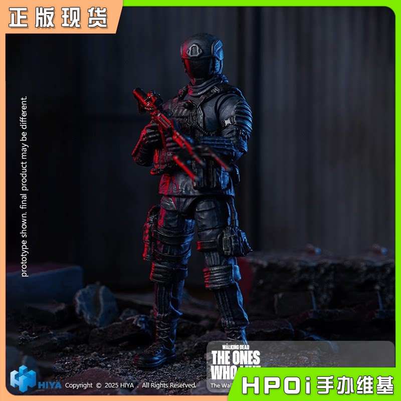 HIYA 海雅 迷你 EM 行尸走肉 公民共和国士兵 手办