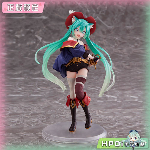 童话仙境初音未来穿靴子的猫景品