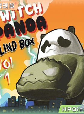 【Hpoi现货】LAMTOYS Switch panda 变异熊猫系列一代 盲盒 手办