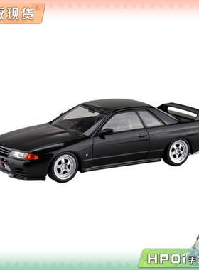 【Hpoi现货】青岛社 头文字D 中里毅 R32 GTR 拼装模型 手办