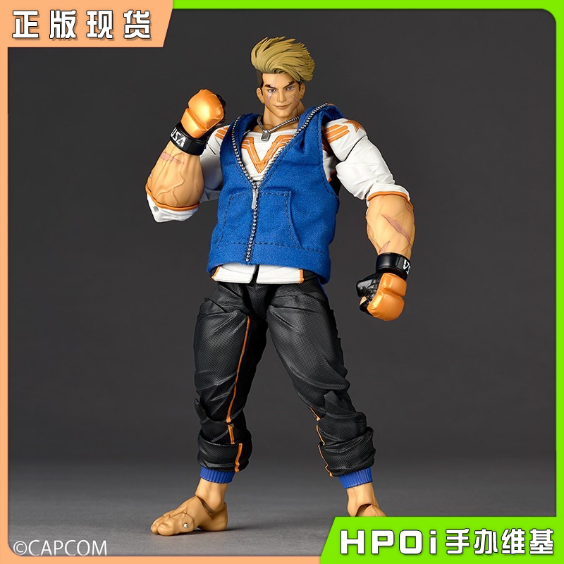 海洋堂 转轮科技 惊奇山口 街霸6 卢克 可动 手办