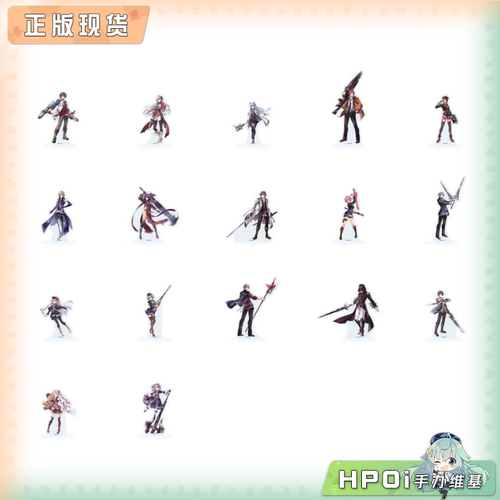 【Hpoi现货】A3 英雄传说 创之轨迹 原画插图 角色立牌  周边