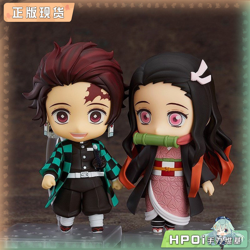 GSC粘土人鬼灭之刃 灶门祢豆子 灶门炭治郎 可动手办