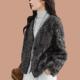 洋气简单皮毛一体年轻款 海宁皮草外套女2025新款 爆款 毛毛仿貂加厚