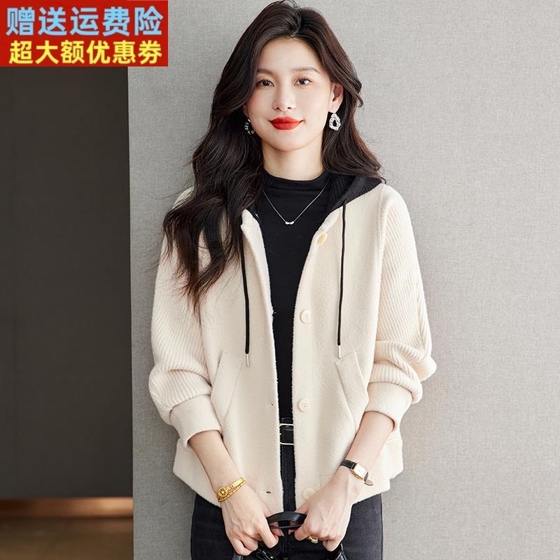 外套女春秋2025早秋新款休闲百搭洋气小个子中年妈妈短款夹克上衣