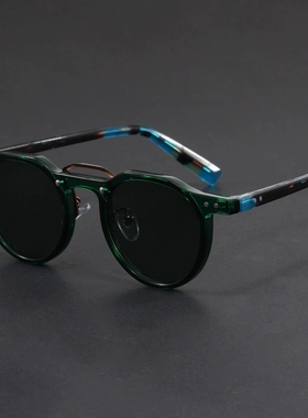 日式复古黑框可配近视眼镜框墨镜