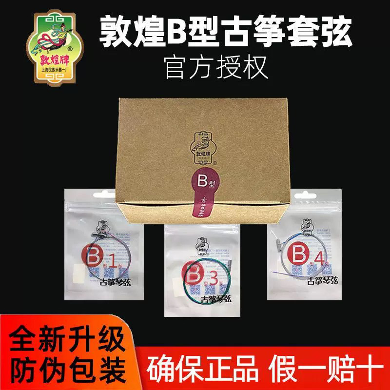 敦煌牌古筝琴弦B型1-21号全套弦1-5专业考级演奏级钢丝尼龙弦通用