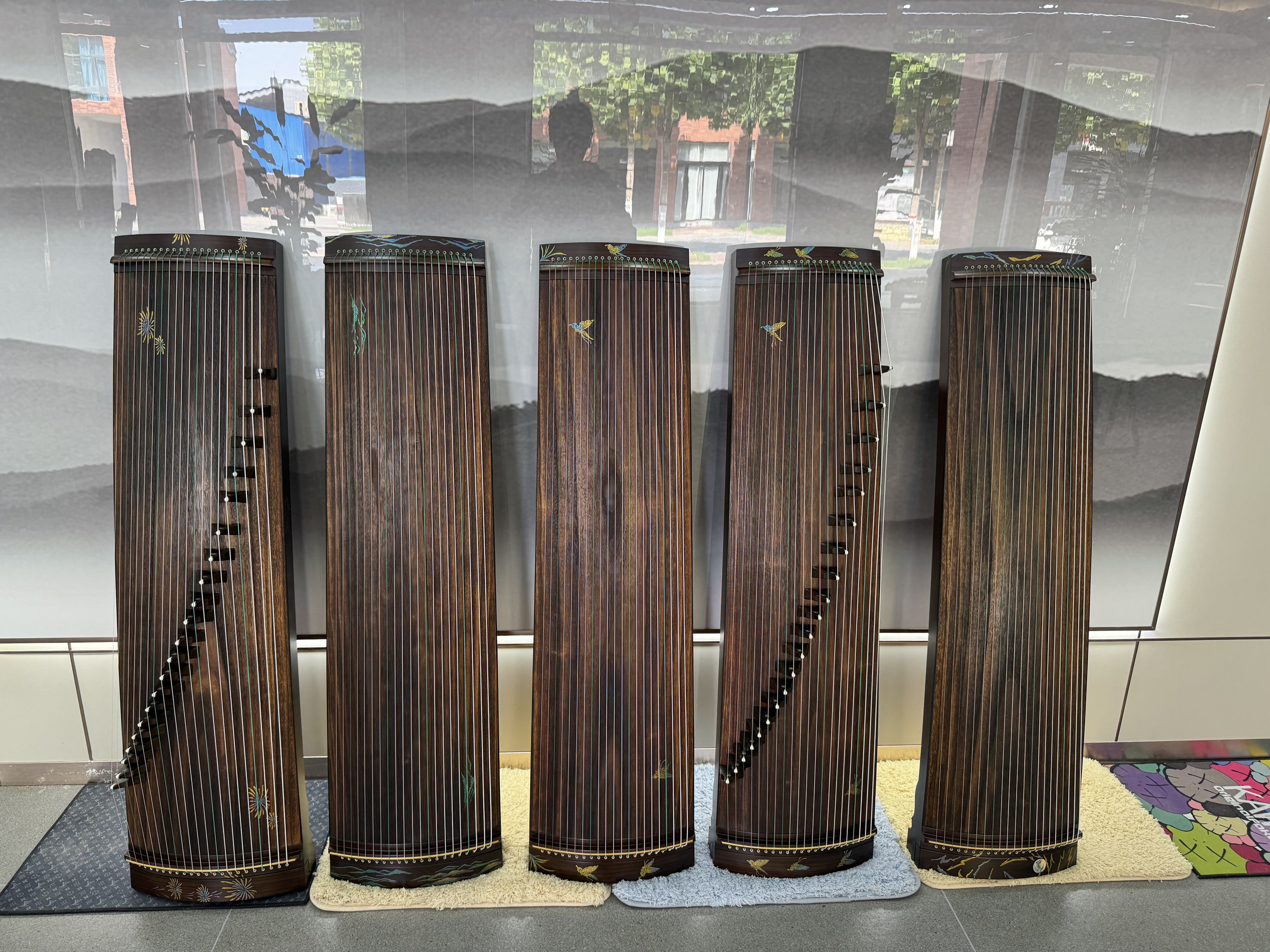 (咨询好价1.1)米海棠小棠便携式迷你小古筝半筝 专业考10级演奏音