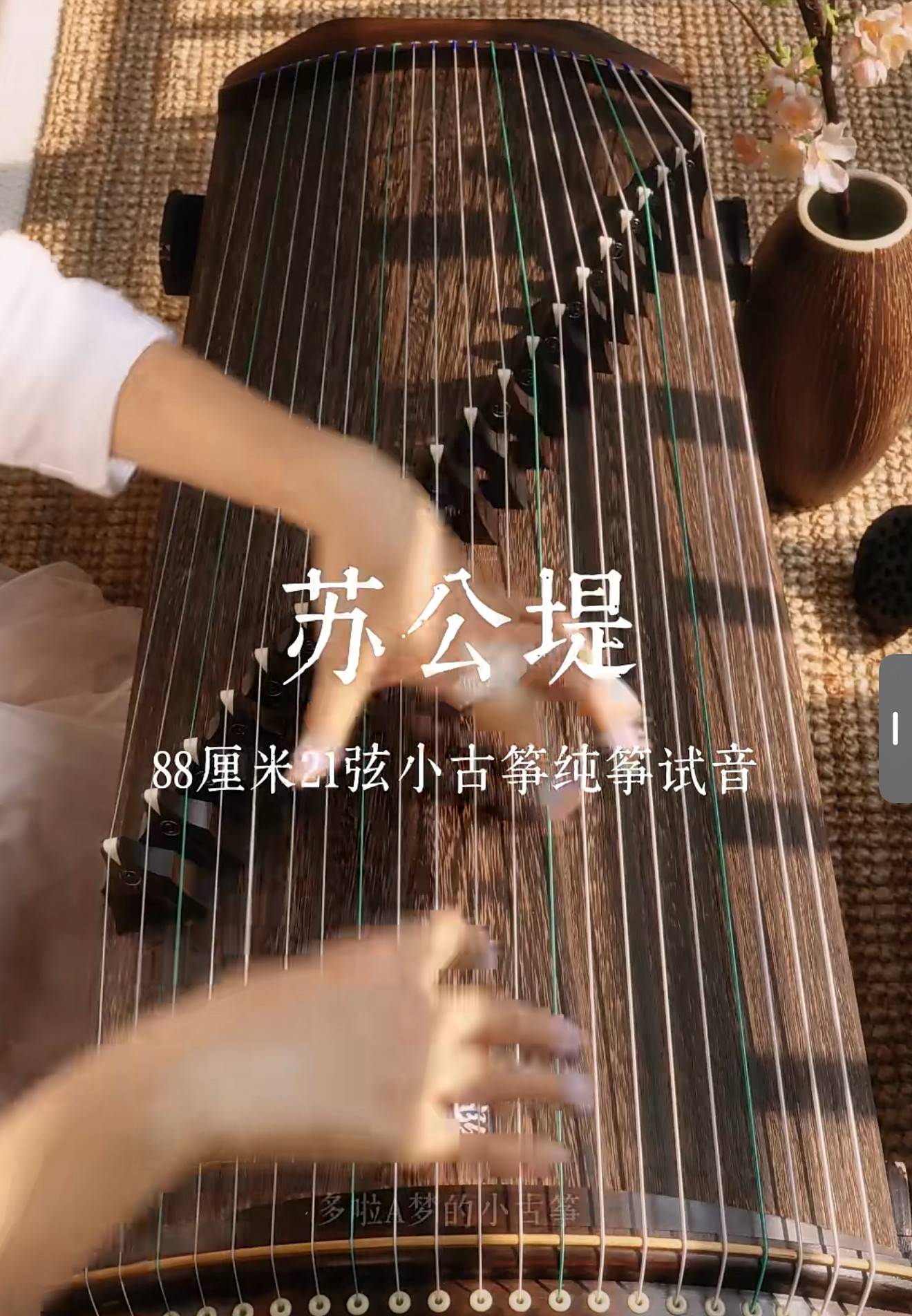 咨询好价 88cm\21弦小筝泓音【瑶光】 标准弦距 便携小古筝
