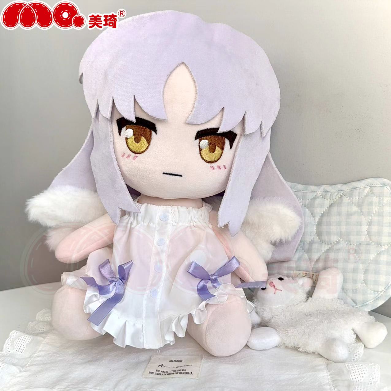 美琦动漫Angel Beats!立华奏毛绒公仔天使的心跳同人周边玩偶谷子