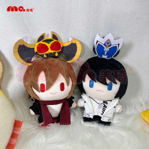 美琦动漫假面原创同人kiva顶宝骑士公仔登太牙红渡棉花娃娃玩偶