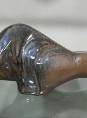 景德镇十二生肖抽象颜色釉工艺品